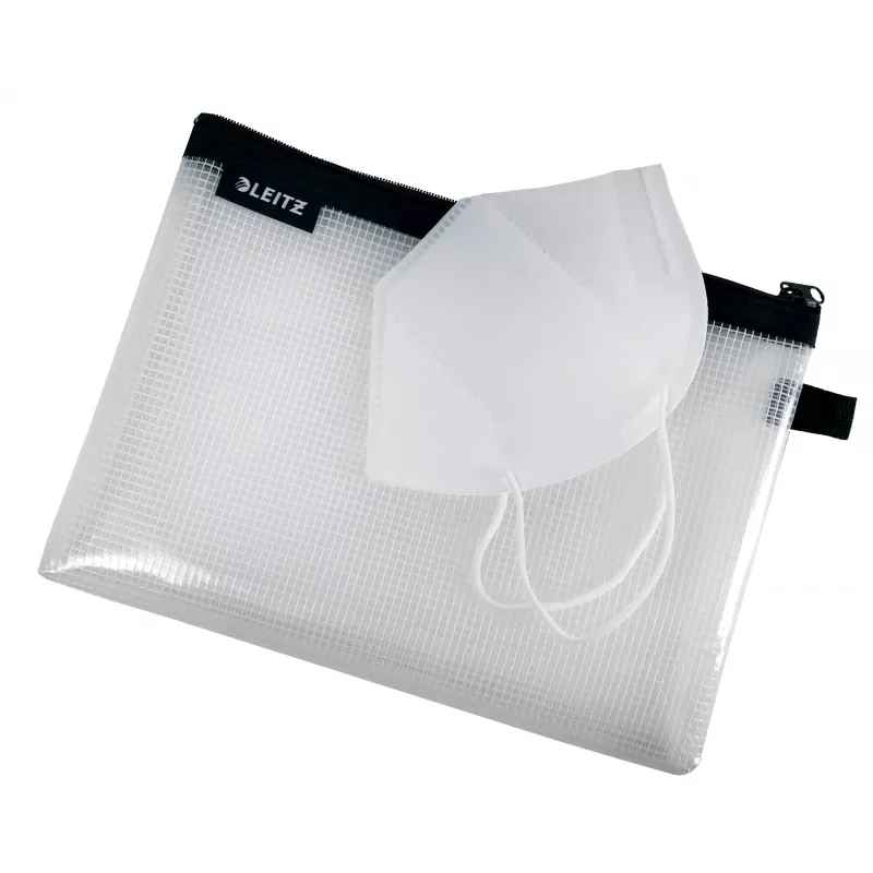 Leitz Travel Pouch waterafstotend WOW Medium, unisex, accessoiretas, medium, rits, waterafstotend, zwart