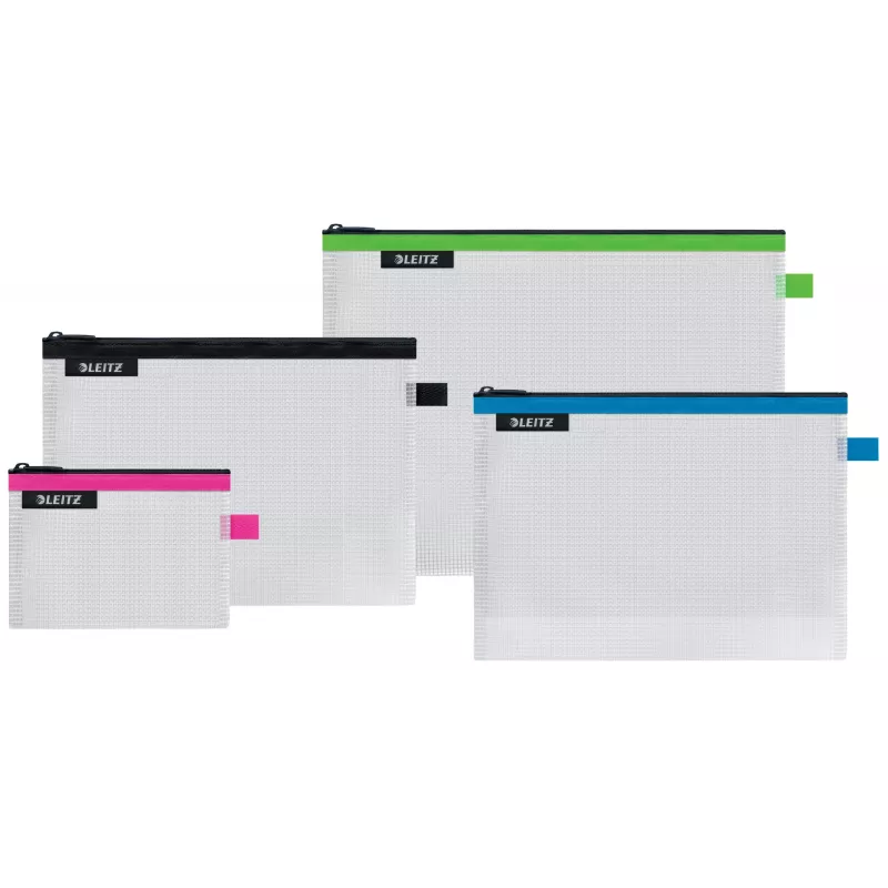 Leitz reistas waterbestendig WOW Large, unisex, accessoiretas, groot, rits, waterbestendig, blauw
