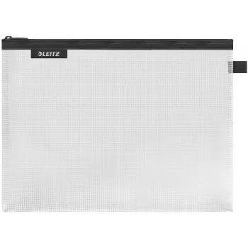 Leitz Travel Pouch waterafstotend WOW Large, unisex, accessoiretas, groot, rits, waterafstotend, zwart