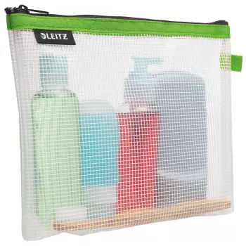 Leitz Travel Pouch cosmetic waterbestendig WOW, unisex, accessoiretas, one size, rits, waterbestendig, groen