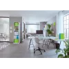 Leitz wandklok (geruisloos) WOW, rond, groen