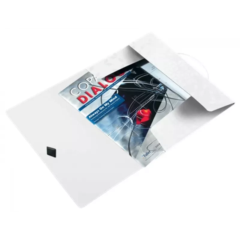 Leitz 3-klapmap WOW PP A4, presentatiemap, A4, polypropyleen (PP), wit, staand, 150 vel