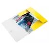 Leitz 3-klapmap WOW PP A4, presentatiemap, A4, polypropyleen (PP), geel, staand, 150 vel