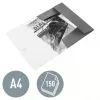Leitz 3-klapmap WOW PP A4, klapmap, A4, polypropyleen (PP), zwart, liggend/staand, 150 vel