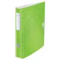 Leitz hefboomordner Active PP WOW A4/65 mm, A4, D-ring, opbergen, polyfoam, groen, 350 vel