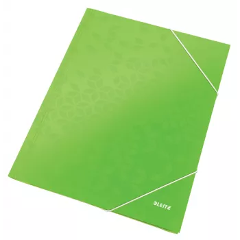Leitz 3-flapmap WOW karton/POB A4, manilamap, A4, polypropyleen (PP), groen, 250 vel, 80 g/m²