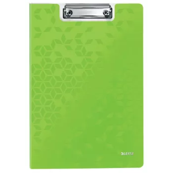 Leitz klembord met deksel WOW, A4, polyfoam, groen, 75 vel, 1 vak, 230 mm