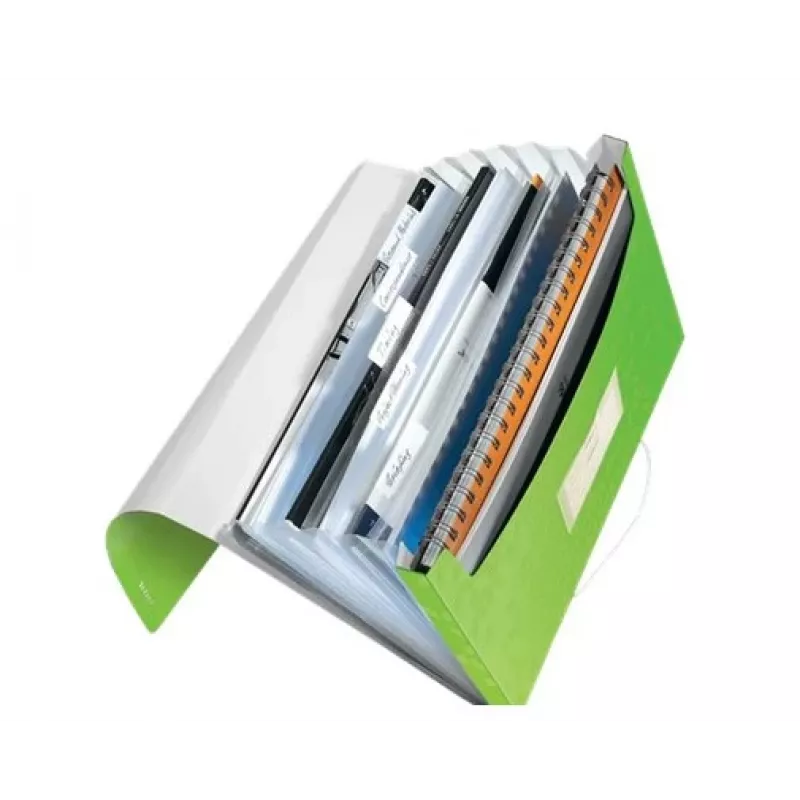Leitz projectmap WOW PP, A4, polypropyleen (PP), groen, staand, 250 vel, 80 g/m²