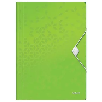 Leitz 3-klapmap WOW PP A4, A4, polypropyleen (PP), groen, staand, 150 vel, 80 g/m²