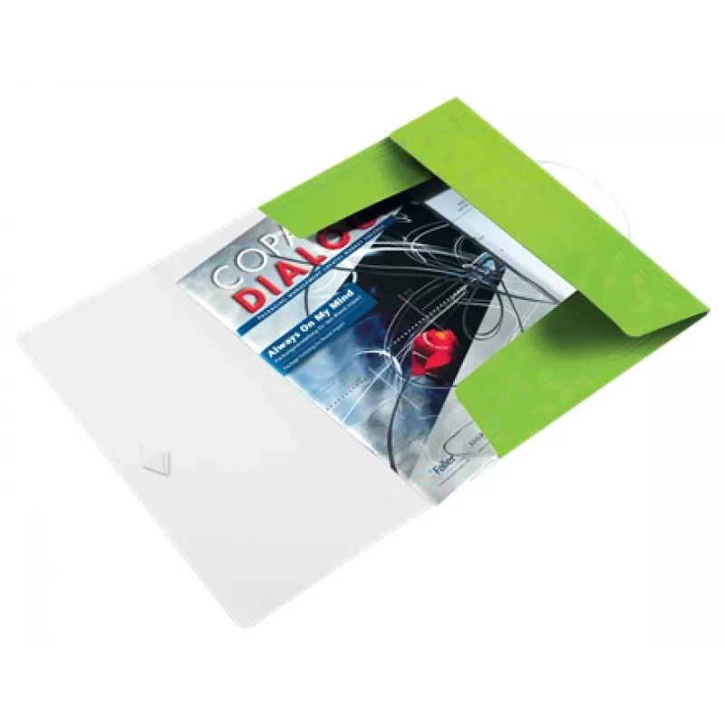 Leitz 3-klapmap WOW PP A4, A4, polypropyleen (PP), groen, staand, 150 vel, 80 g/m²