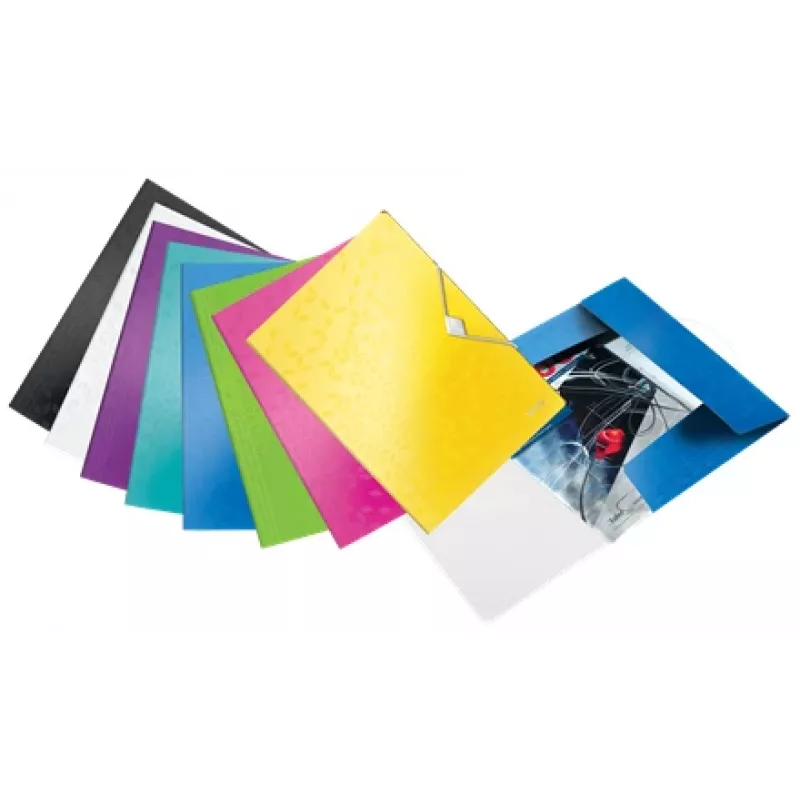 Leitz 3-klapmap WOW PP A4, A4, polypropyleen (PP), groen, staand, 150 vel, 80 g/m²