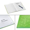 Leitz WOW notitieboek A5 geruit met hardcover, dessin, groen, A5, 80 vel, 80 g/m², geruit