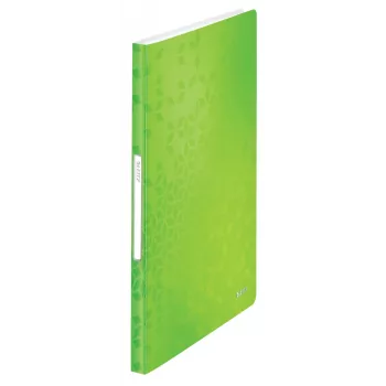 Leitz displayboek WOW PP 40 hoesjes, groen, polypropyleen (PP), 40 hoesjes, 40 vel, staand, A4