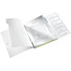 Leitz tabboek WOW PP 6 tabs, conventionele ordner, A4, polypropyleen (PP), groen, glanzend, 200 vel