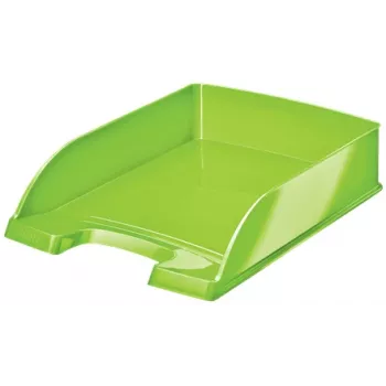 Leitz briefbak WOW, kunststof, groen, A4, 242 x 330 x 60 mm, 255 mm, 70 mm