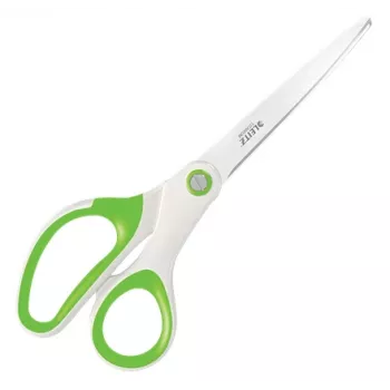 Leitz WOW Titanium bureauschaar 205 mm, volwassenen, rechte snede, enkel, groen, wit, roestvrij staal, bureauschaar
