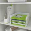 Leitz briefbak WOW tweekleurig, kunststof, groen, wit, A4, A4, 267 mm, 336 mm