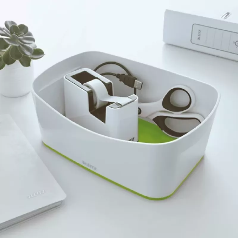 Leitz WOW plakbandafroller, 1,9 cm, 33 m, polystyreen (PS), groen, wit, 51 mm, 126 mm