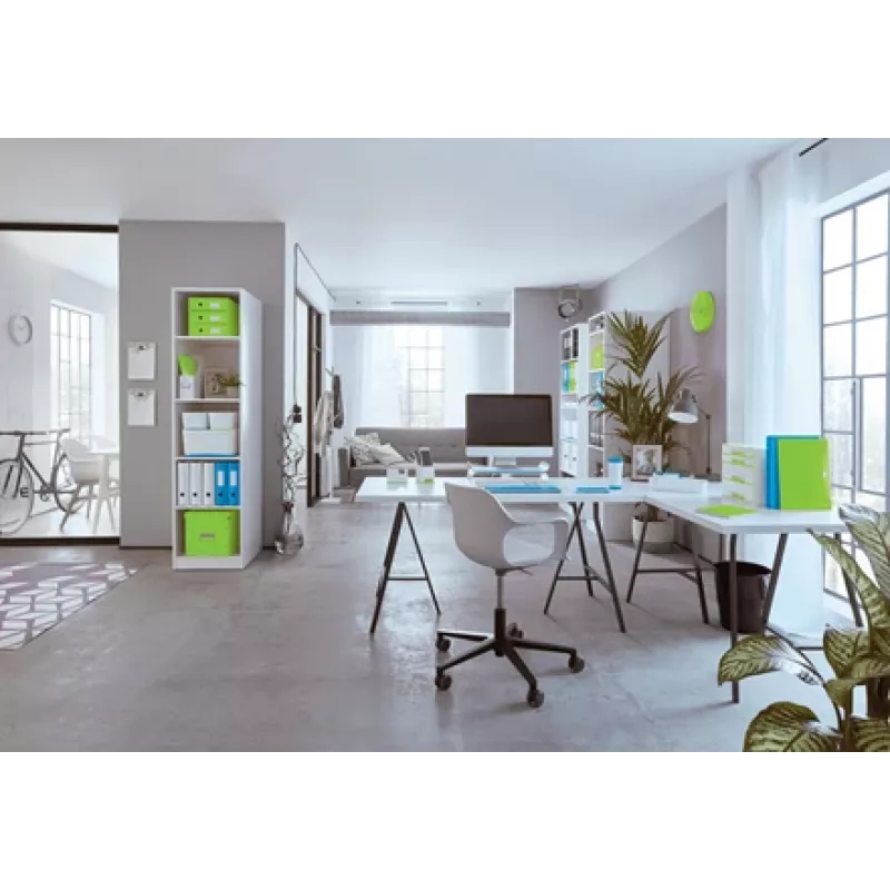 Leitz Click & Store WOW kleine opbergbox, opbergbox, groen, rechthoekig, karton, monochroom, binnen