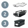 Leitz Click & Store WOW grote opbergbox, groen, karton, 369 mm, 482 mm, 200 mm