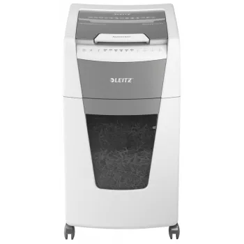 Leitz IQ Autofeed Office 300 papiervernietiger P5, microsnede, 22 cm, 2 x 15 mm, 60 L, 700 vel, 55 dB