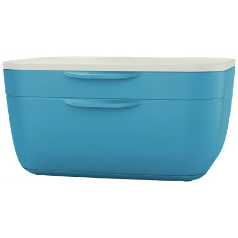 Leitz Cosy ladekast, 2 lade(n), polystyreen (PS), blauw, wit, 1 stuk(s), 251 mm, 143 mm