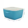 Leitz Cosy ladekast, 2 lade(n), polystyreen (PS), blauw, wit, 1 stuk(s), 251 mm, 143 mm