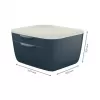 Leitz Cosy ladeblok 53570089, 2 lades, grijs/lichtgrijs, A4