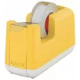 Leitz Cosy tafelafroller, 1,9 cm, 33 m, acrylonitril-butadieen-styreen (ABS), geel, 75 mm, 56 mm