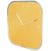 Leitz Cosy Silent glazen wandklok, vierkant, geel, 300 mm, 300 mm, 40 mm, 1,6 kg