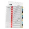 Leitz Cosy 1-10 bedrukbaar register, PP, numeriek tabregister, polypropyleen (PP), staand, A4 maxi, 245 mm, 305 mm
