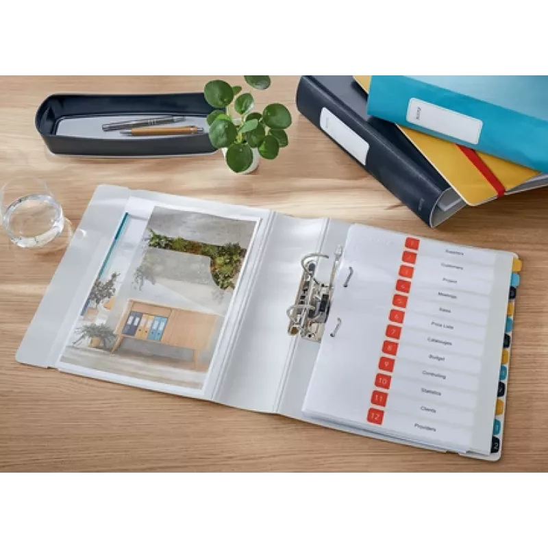 Leitz 180° Active Cosy ordner 80 mm, A4, polyfoam, geel, 500 vel, 80 g/m², 8,2 cm