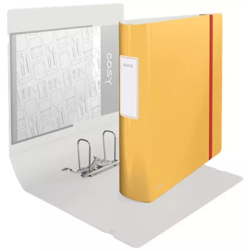 Leitz 180° Active Cosy ordner 80 mm, A4, polyfoam, geel, 500 vel, 80 g/m², 8,2 cm