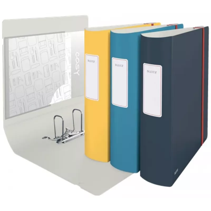 Leitz 180° Active Cosy ordner 80 mm, A4, polyfoam, geel, 500 vel, 80 g/m², 8,2 cm