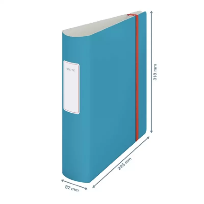 Leitz 180° Active Cosy ordner 80 mm, A4, polyfoam, blauw, 500 vel, 80 g/m², 8,2 cm