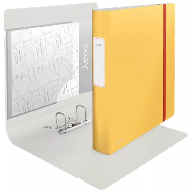 Leitz 180° Active Cosy ordner 60 mm, A4, polyfoam, geel, 350 vel, 80 g/m², 6,5 cm