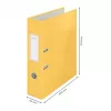 Leitz 180° Cosy hefboomordner Soft Touch 80 mm, A4, karton, geel, gestructureerd oppervlak, 600 vel, 80 g/m²