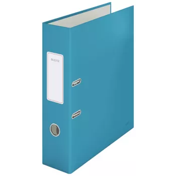 Leitz 180° Cosy hefboomordner Soft Touch 80mm, A4, karton, blauw, gestructureerd oppervlak, 600 vel, 80 g/m²