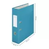 Leitz 180° Cosy hefboomordner Soft Touch 80mm, A4, karton, blauw, gestructureerd oppervlak, 600 vel, 80 g/m²