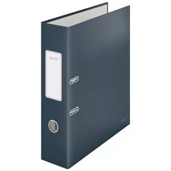 Leitz 180° Cosy hefboomordner Soft Touch 80 mm, A4, karton, zwart, gestructureerd oppervlak, 600 vel, 80 g/m²