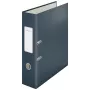 Leitz 180° Cosy hefboomordner Soft Touch 80 mm, A4, karton, zwart, gestructureerd oppervlak, 600 vel, 80 g/m²