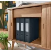 Leitz 180° Cosy hefboomordner Soft Touch 80 mm, A4, karton, zwart, gestructureerd oppervlak, 600 vel, 80 g/m²