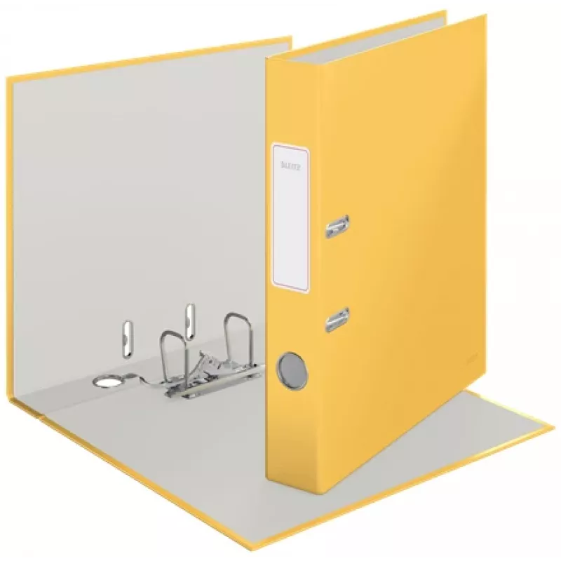 Leitz 180° Cosy ordner Soft Touch 50mm, A4, karton, geel, gestructureerd oppervlak, 350 vel, 80 g/m²