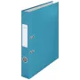 Leitz 180° Cosy hefboomordner Soft Touch 50mm, A4, karton, blauw, gestructureerd oppervlak, 350 vel, 80 g/m²
