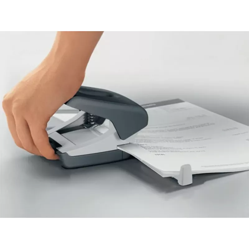 Leitz Cosy perforator 2-gaats 30 vel, geel, kunststof, 8 cm, 5,5 mm, A4