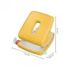 Leitz Cosy perforator 2-gaats 30 vel, geel, kunststof, 8 cm, 5,5 mm, A4