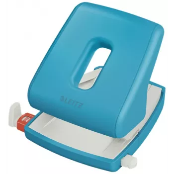Leitz Cosy perforator 2-gaats 30 vel, 30 vel, blauw, kunststof, 8 cm, 5,5 mm, A4
