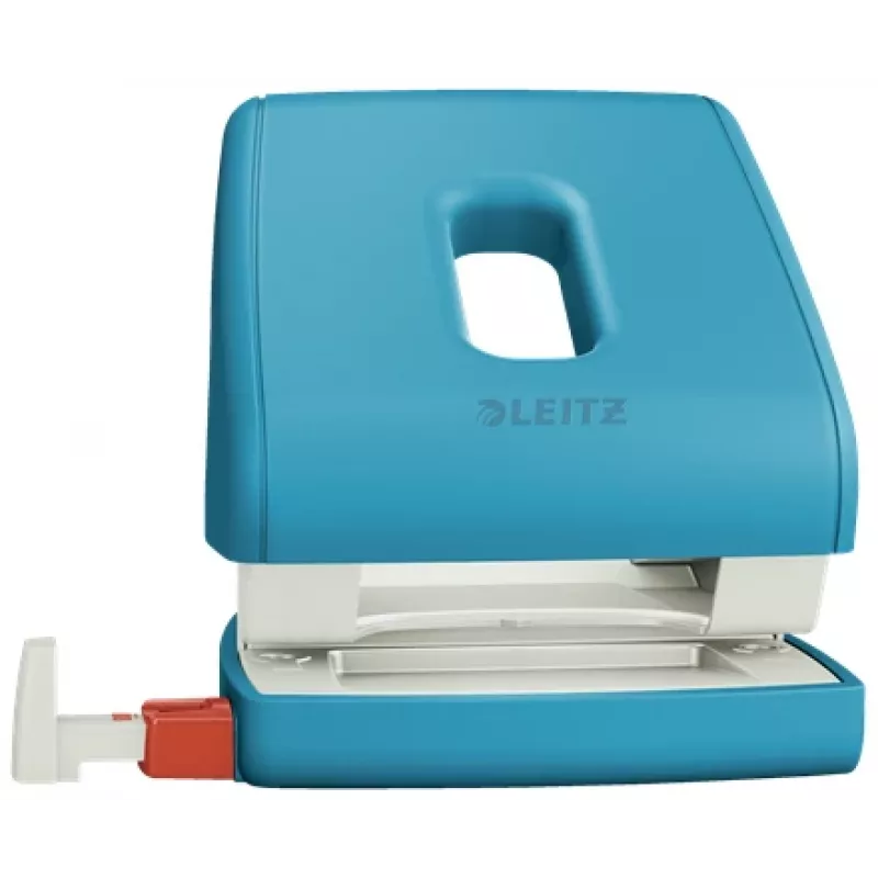 Leitz Cosy perforator 2-gaats 30 vel, 30 vel, blauw, kunststof, 8 cm, 5,5 mm, A4
