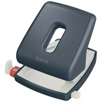 Leitz Cosy perforator 2-gaats 30 vel, 30 vel, zwart, kunststof, 8 cm, 5,5 mm, A4, A5, A6, folio, US-quarto, 8 x 8 x 8 cm