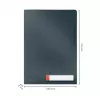 Leitz Cosy privacymap, gewone documentenmap, A4, polypropyleen (PP), zwart, mat, staand